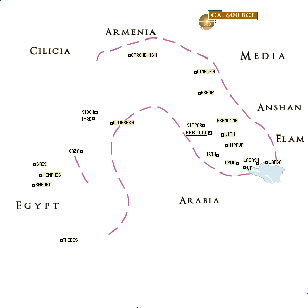 Babylonia around 600 BCE