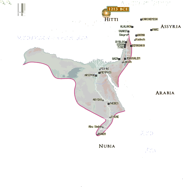 Ancient Egypt around 1213 BCE