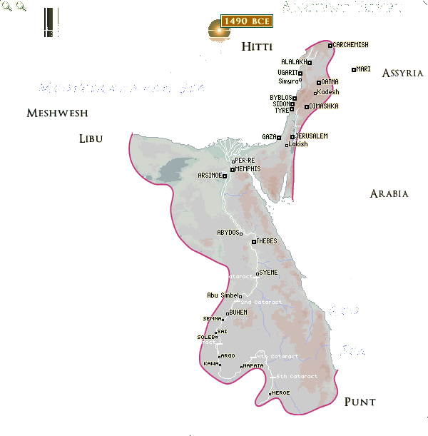 Ancient Egypt around 1490 BCE