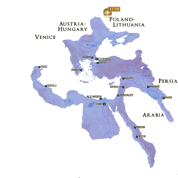 Ottoman Empire in 1710