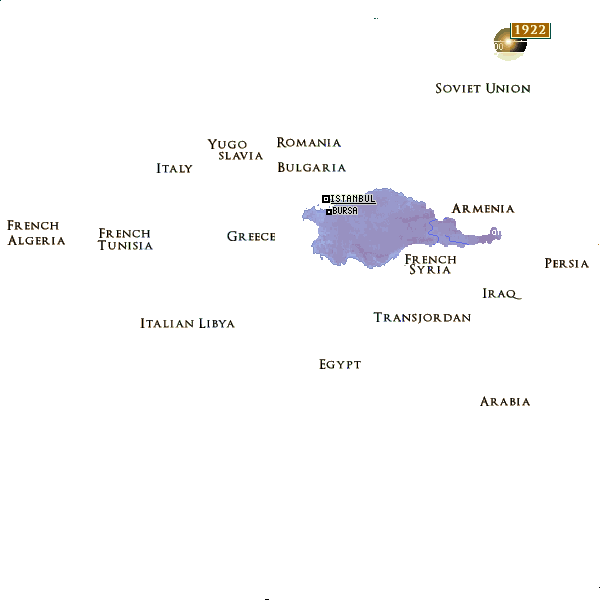 Ottoman Empire at its end
