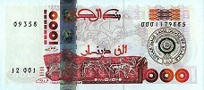 Algerian 1000 dinars