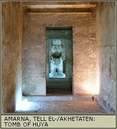 Tell el-Amarna, Akhetaten. Tomb of Huya