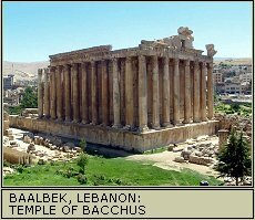 Baalbek, Lebanon: Temple of Bacchus