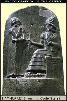 Hammurabi (from his Code Stele)