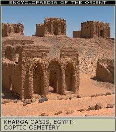 Kharga Oasis, Egypt: Coptic cemetery