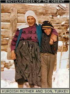Kurdish mother and son, Turkey