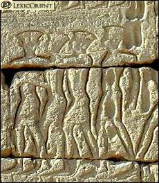 Philistines, Medinet Habu, Egypt