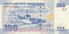 Turkish 100 new liras