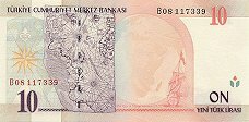 Turkish 10 new liras