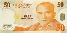 Turkish 50 new liras