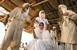 Preparations for Mandaean baptism.