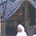 Looking in on the shrine fo the Caliph and Imam Ali