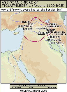 Assyria around 1100 BCE