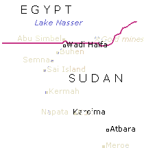 Nubia in modern times