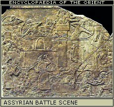 Assyrian battle scene