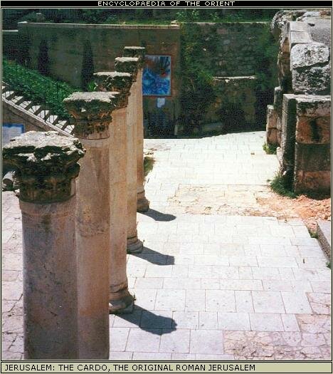 The Cardo, the original Roman Jerusalem