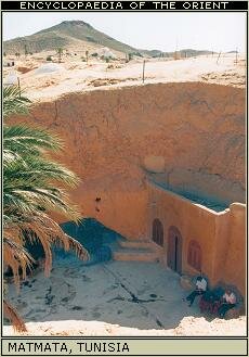 From one of the underground houses of Matmata