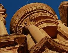 Details from the so-called Monastyery at the Nabatean capital Petra