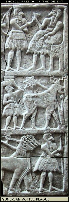 Sumerian votive plaque