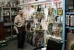 Shop for Christian objects. Assyrian church. Baghdad, Iraq (photo 2001).