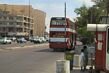 Baghdad used to have a few London-style double-decker buses. Baghdad, Iraq (photo 2001).