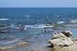 With the few stretches of beach having been turned into clubs, most people have to pass the cliffs to get a swim.