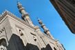 The 19th to 20th century Rifai Mosque. The passage between this and the 600 year older Mosque of Sultan Hassan is deliberately strange and different: Narrow, cold and windy.