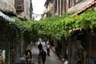 Another section of town with old quarters, surviving between the highest office buildings in the very downtown.