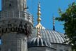Domes and decorations of the Blue mosque.