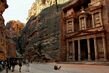 The foremost tourist attraction of Jordan, the Treasury. Petra, Jordan.